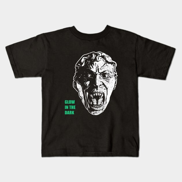 Weeping Angel Glow In The Dark Kids T-Shirt by Esliger